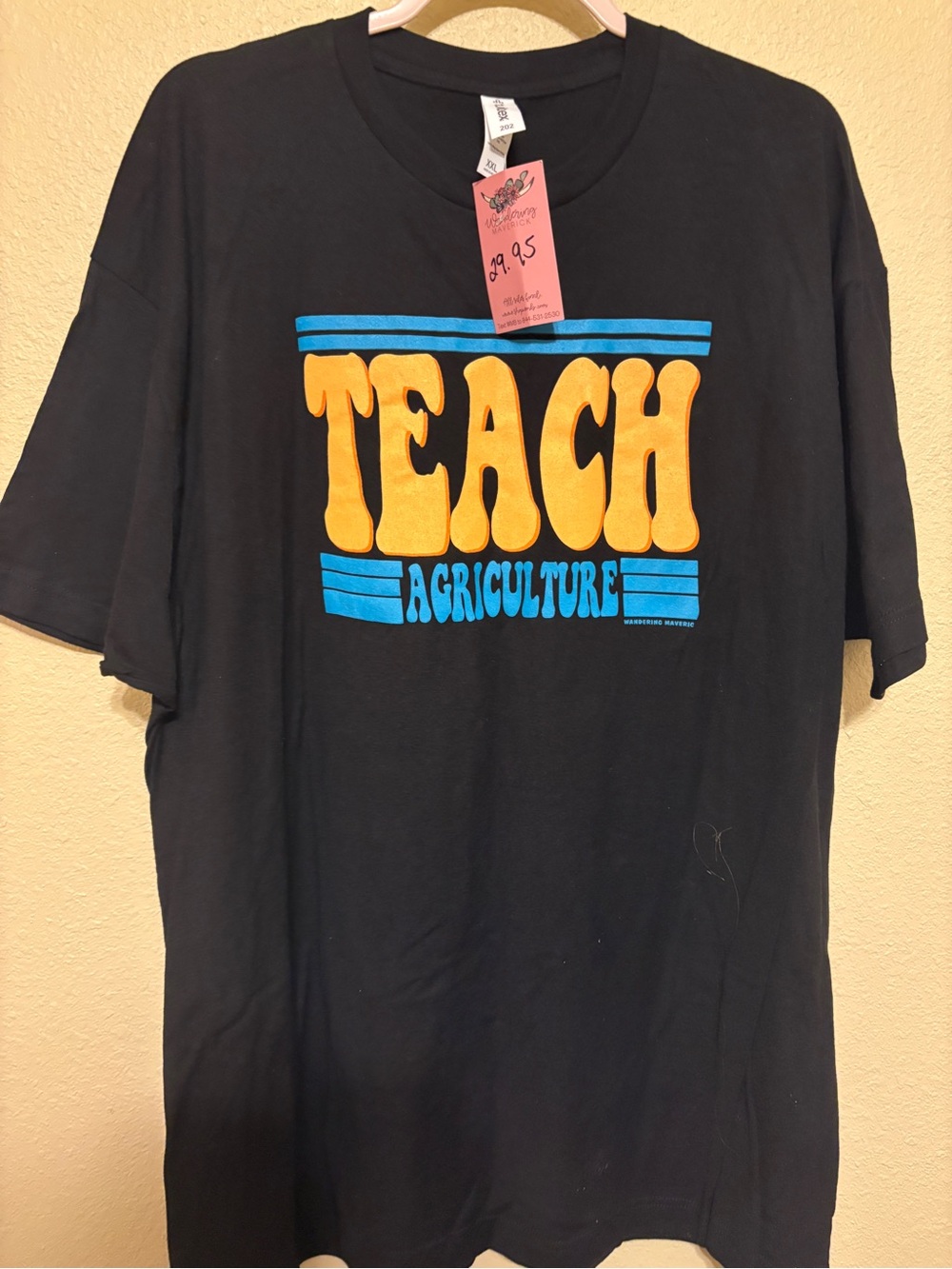 Teach Agriculture Graphic Tee - Black